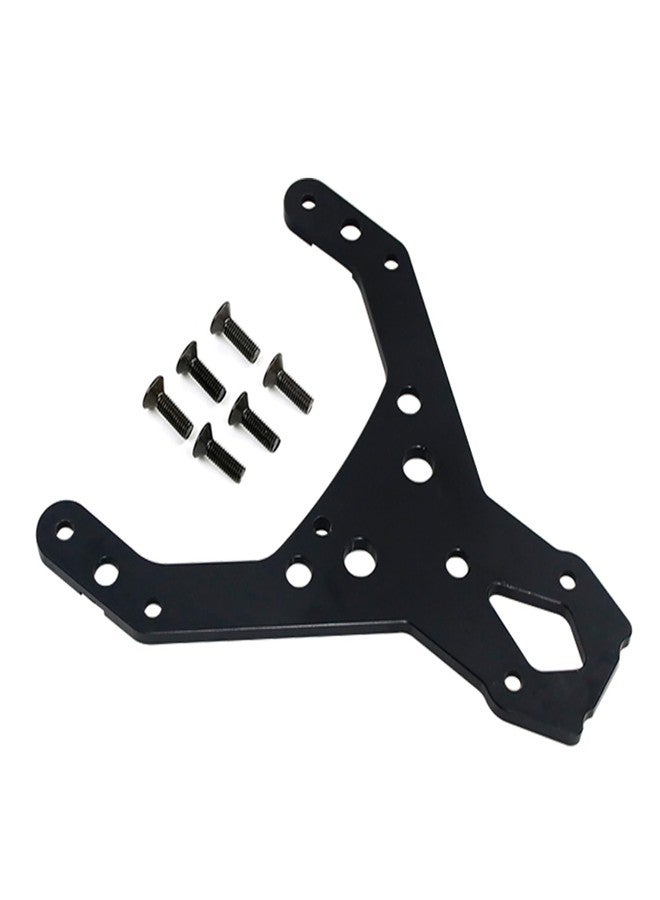 FLMLF CNC Metal Thickened Front Upper Connecting Plate Kit for 1/5 HPI ROFUN ROVAN KM Baja 5B 5T 5SC Rc Car Parts (Black) - Image 3